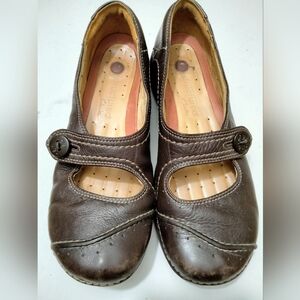 Clarks Unstructured Mary Jane Flats